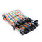 a linha tábua de pão GPIO de 1.25mm 40 PIN Flat Rainbow Ribbon Cable Du Pont cabografa