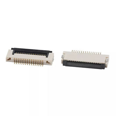 Conector FPC de ângulo reto 1,5H e passo de 0,5 mm SMT ZIF tipo 4-60 pinos