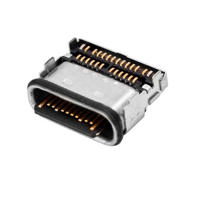 IPX8 receptáculo impermeável SMT de Pin Connector Type C USB da fêmea 24