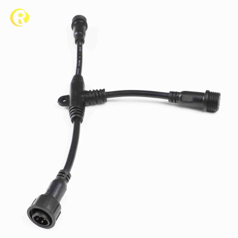 A extensão do homem M12 impermeável e do conector fêmea cabografa 3 4 5 8 12 Pin Sensor