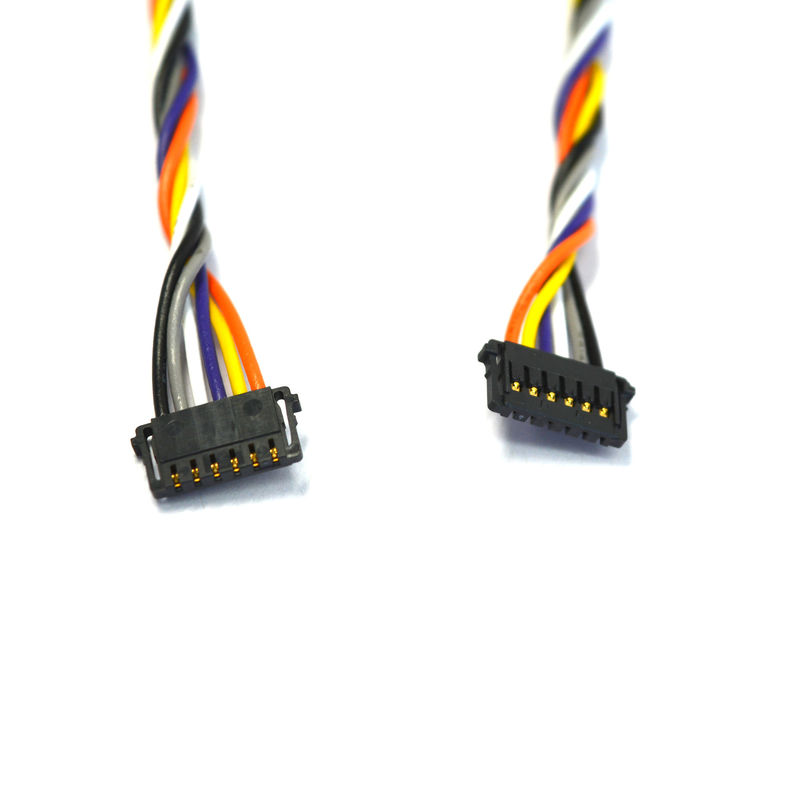 Passo de Pico Lock 6 Polos 1.5mm que abriga o chicote de fios do fio para o controlador de DAW