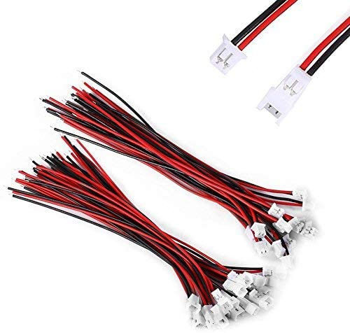 Micro mini chicote de fios eletrônico 2 Pin Connector Plug Male Silicone do fio do PH XH2.0 de JST