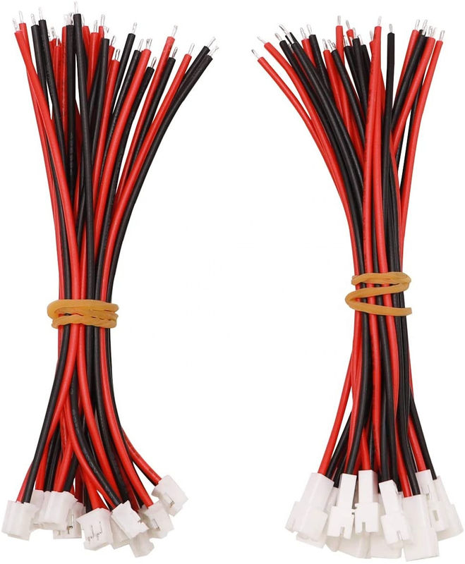 Micro mini chicote de fios eletrônico 2 Pin Connector Plug Male Silicone do fio do PH XH2.0 de JST