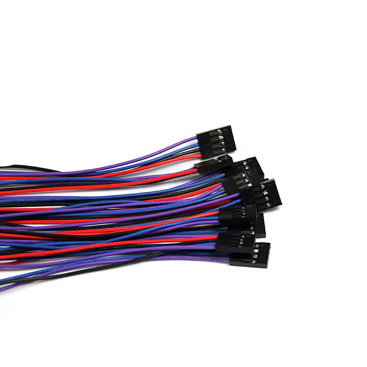 Horizontalmente 2.0mm fêmeas a Jumper Wire Dupont Cable fêmea para 3D a impressora 4PIN