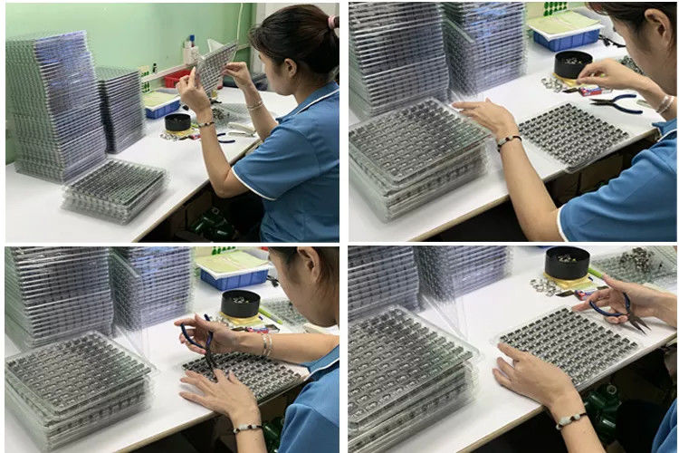 O ângulo direito plástico curvou posições 2-40pin de Pin Header 2.54mm da fileira de SMT as únicas