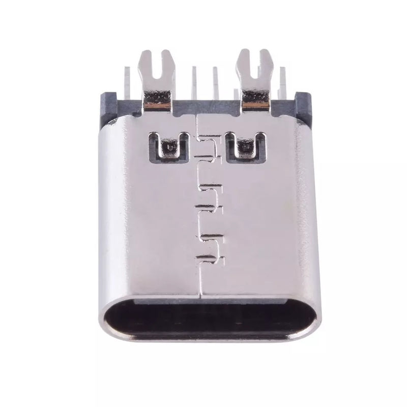 DIP Vertical Mount USB tipo C 14 pinos conector 10,5 mm 180 graus