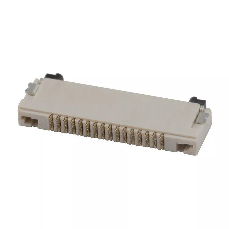 Conector FPC de ângulo reto 1,5H e passo de 0,5 mm SMT ZIF tipo 4-60 pinos