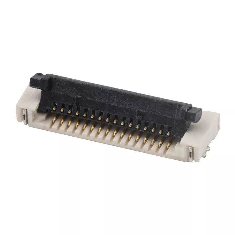 Conector FPC de ângulo reto 1,5H e passo de 0,5 mm SMT ZIF tipo 4-60 pinos