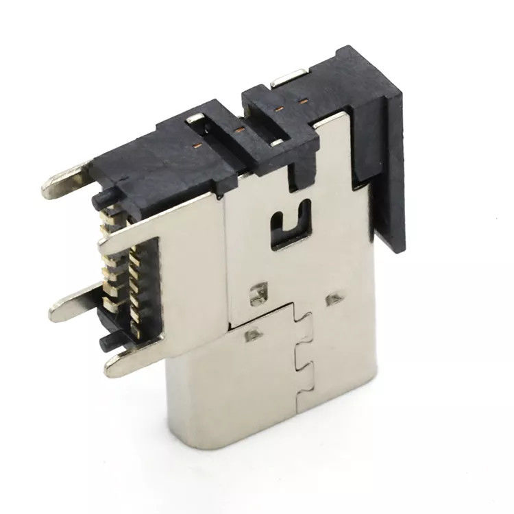 Conectores USB 3.1 tipo C lado vertical soquete fêmea 16 pinos