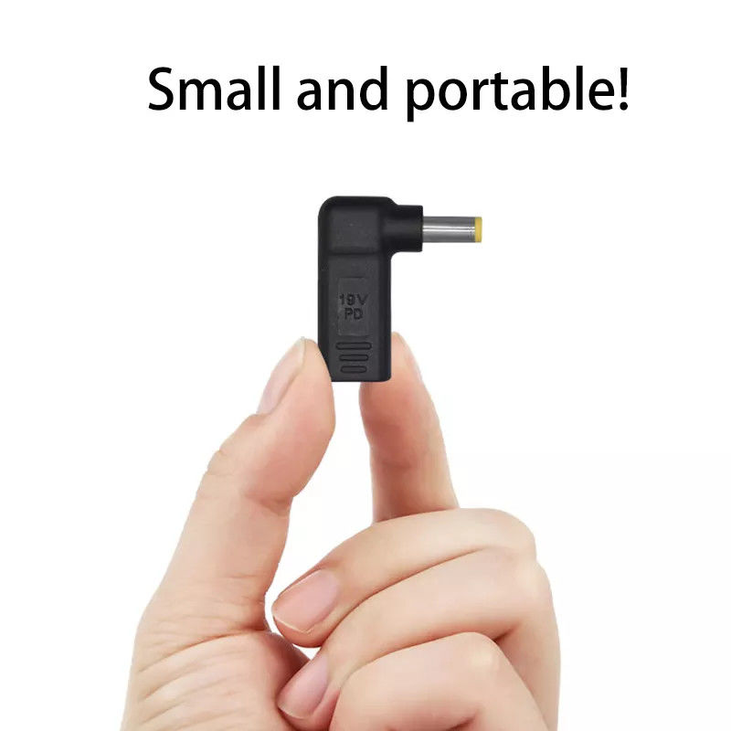 USB Tipo C Fêmea Para DC 5525 Masculino Conversor PD Decoy Spoof Trigger Plug Jack