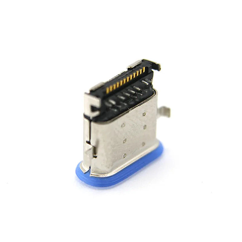 tipo montagem meados de impermeável fêmea SMT de 24Pin USB dos conectores de C