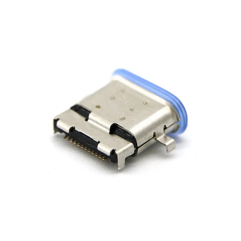 tipo montagem meados de impermeável fêmea SMT de 24Pin USB dos conectores de C