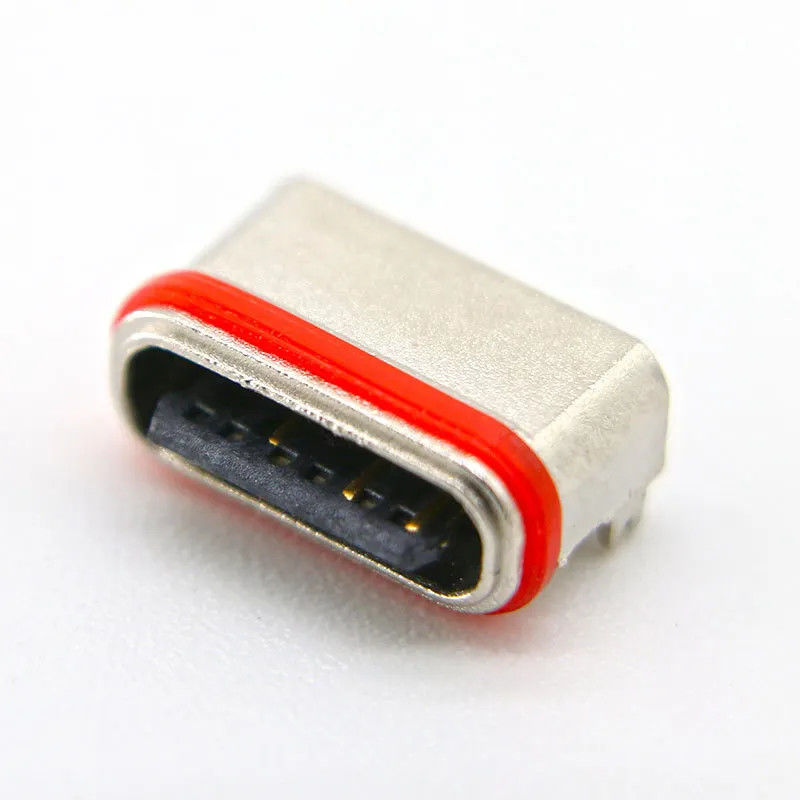 SMT horizontal fêmea 6 Pin Connector USB3.0 USB3.1 para carregar