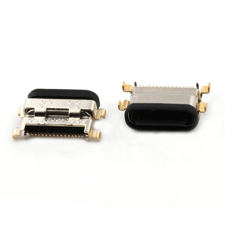 Conector de tomada feminina USB tipo C resistente a água