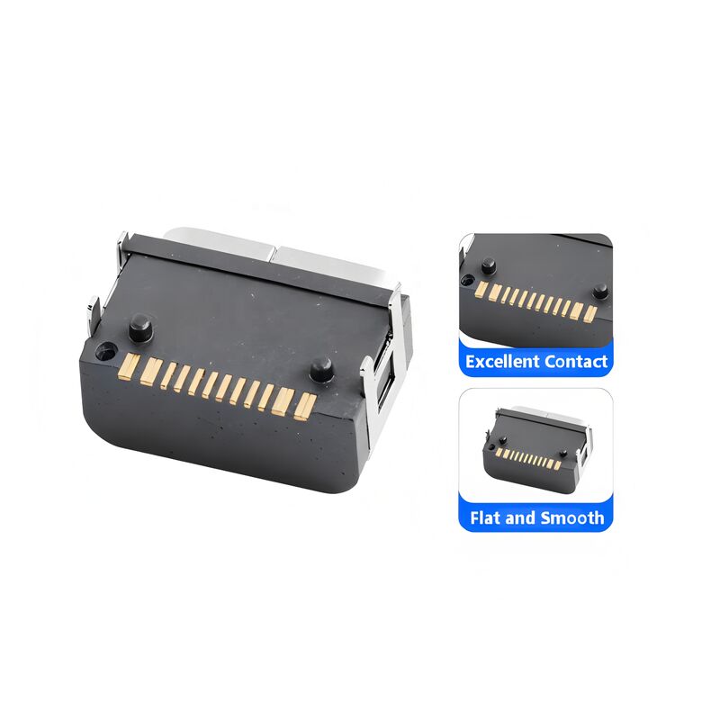 Tipo C Conector feminino de 16 pines Conector USB à prova d'água de montagem SMT horizontal 5A 20V