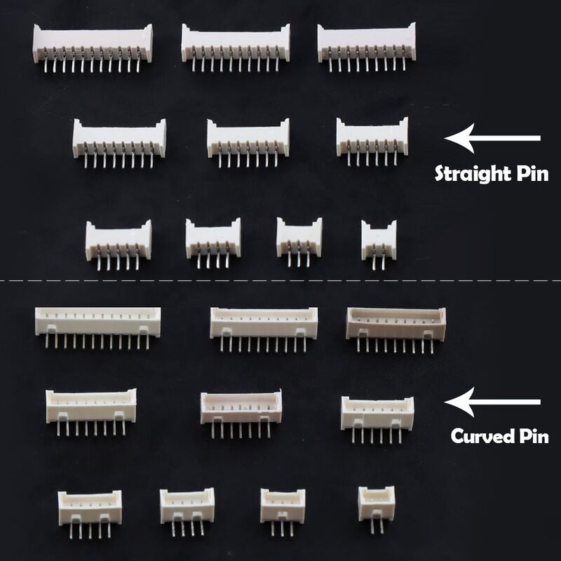 Conector de Wafer 1.25mm Pitch 2-16 Pin Dip Right Angl Jst Conector de fio para placa