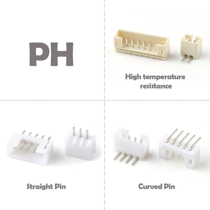 Conector Fio a Placa Wafer Molex 1.5 2.0mm Passo ZH PH HY LCP 2.5mm Conector-wafer