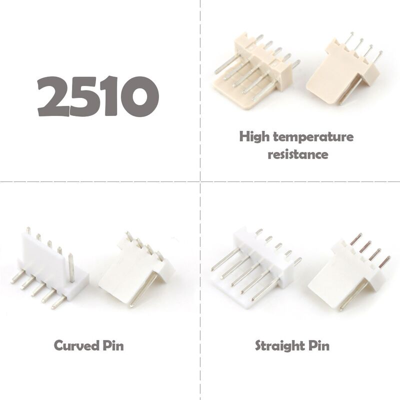 Conector de Placa de Fio 2.54 LCP Vertical 90 Graus JST 2.5mm Conector PCB SMT