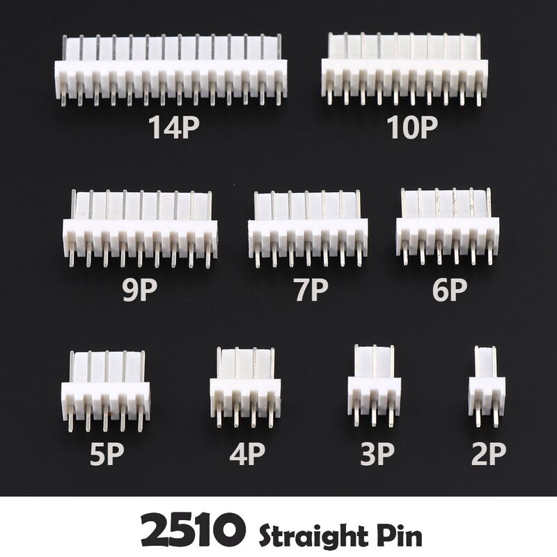 Conector de Placa de Fio 2.54 LCP Vertical 90 Graus JST 2.5mm Conector PCB SMT