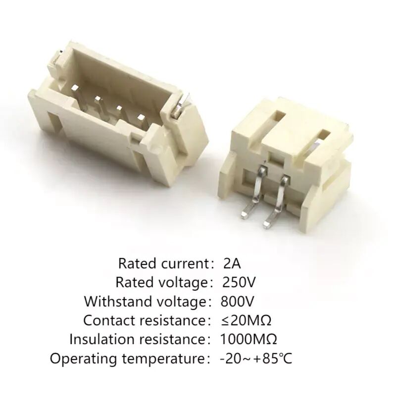 Conector SMD de fio para placa PH 2.0mm 6 pines SMT Conector de wafer vertical com tampa