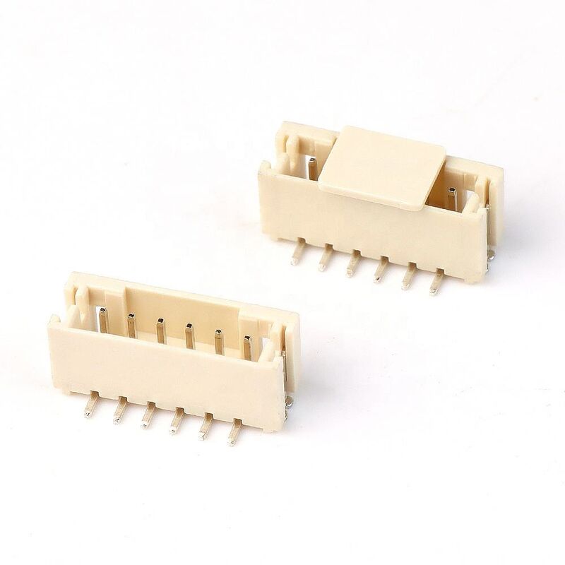 Conector SMD de fio para placa PH 2.0mm 6 pines SMT Conector de wafer vertical com tampa