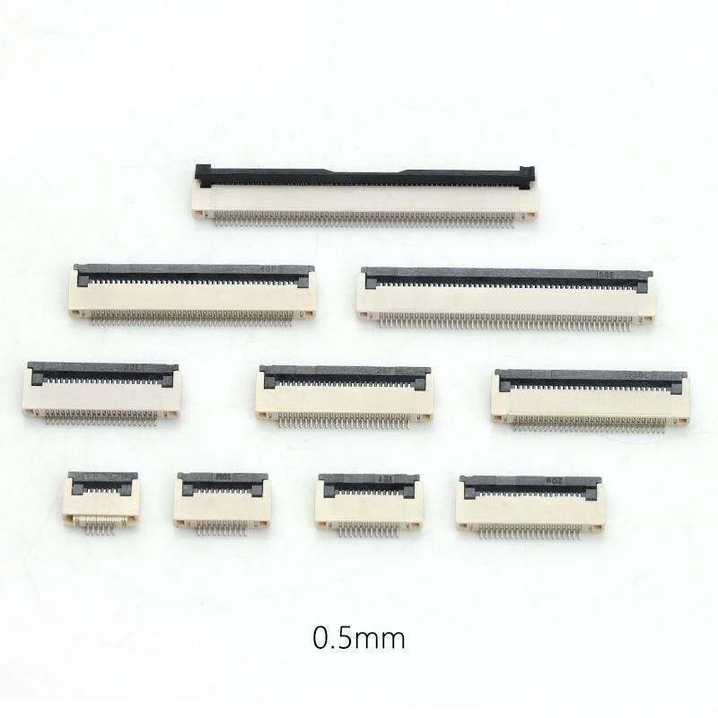 Conector FPC Conectores horizontais Flip-lock ZIF Tipo H2.0mm 4-60pin 0.5mm Pitch FPC/FFC