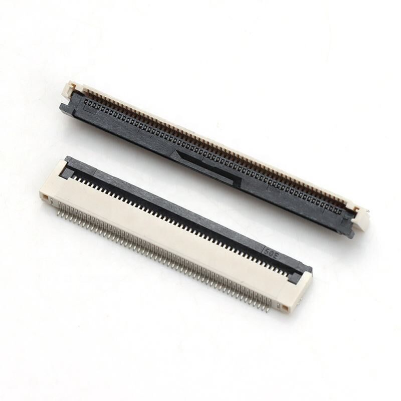 Conector FPC Conectores horizontais Flip-lock ZIF Tipo H2.0mm 4-60pin 0.5mm Pitch FPC/FFC