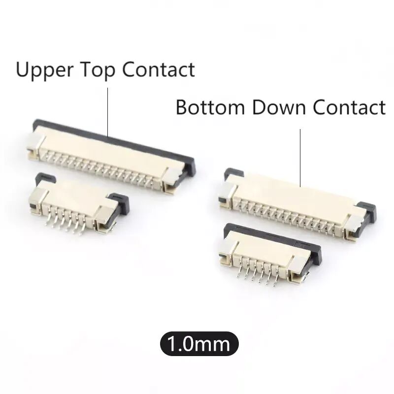 1.0mm Fpc Connector 4-40pin Tipo SMT horizontal Contato superior superior 1.0 FPC Connector
