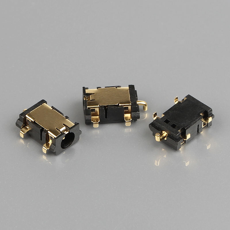 5 PIN DC-058-1.3mm DIP Brass Contact Nylon Housing DC Power Adapter Plug Jack Feminino