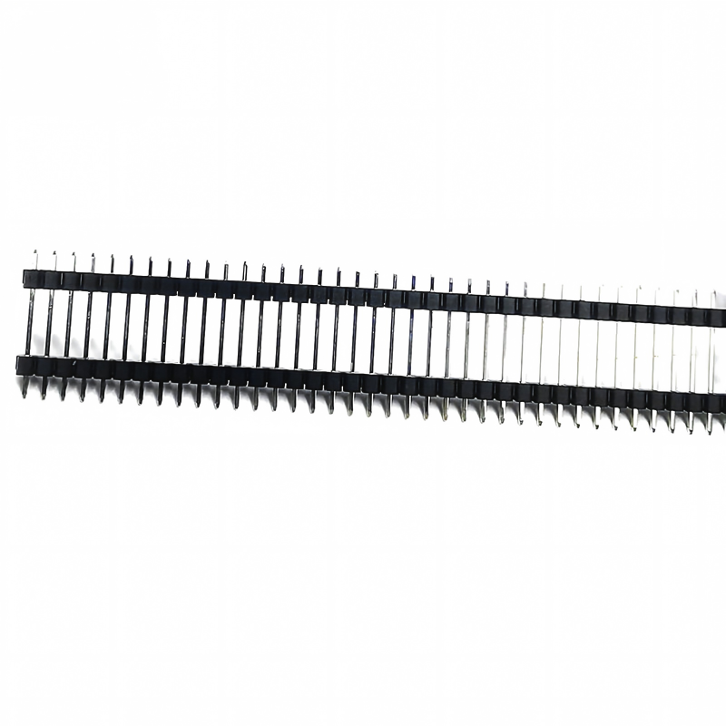 1.27mm Ângulo direito Pitch Single Double Row 40 Stick PCB Pin Female Pin Header Connector
