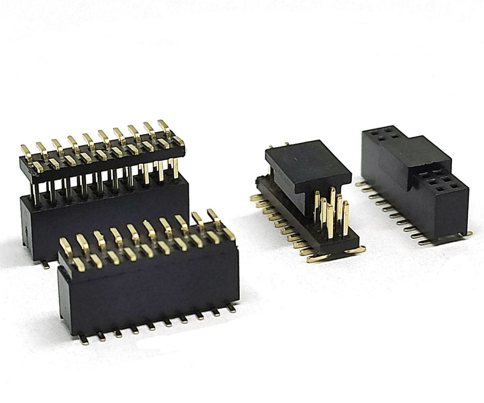 1.27mm Pitch 20 Pin Feminino Masculino SMT Tipo PCB Socket Pin Header