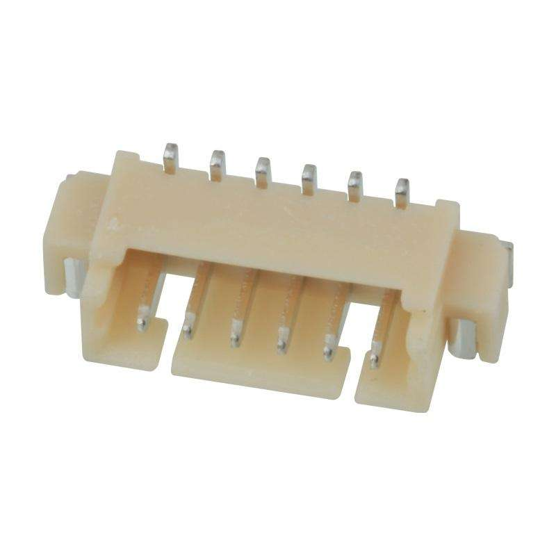 Conector SMT Wafer/Wire to Board de Passo MX 1.25mm Horizontal de 2-16 Pinos