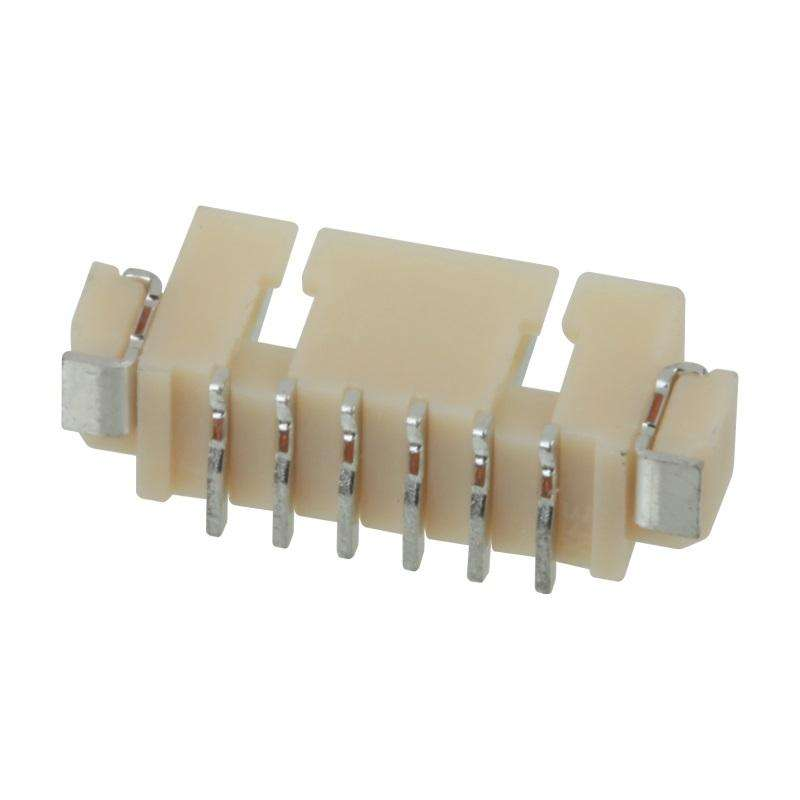 Conector SMT Wafer/Wire to Board de Passo MX 1.25mm Horizontal de 2-16 Pinos