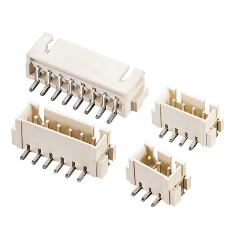Conectores de Fio de Cabo de Placa de Circuito Impresso (PCB) SMT Vertical DIP Wafer de Ângulo Reto JST XH 2.54mm 2 3 4 5 6 Pinos