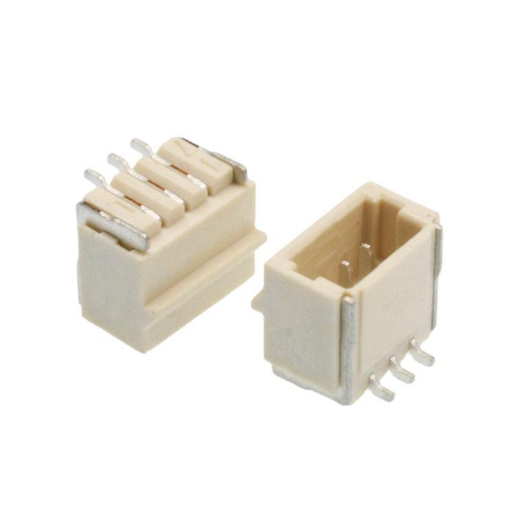 1.0mm Soquete de Pastilha Fivela Horizontal Vertical Pino de Patch Suporte Conector de Bronze Fosforoso Resistente a Altas Temperaturas