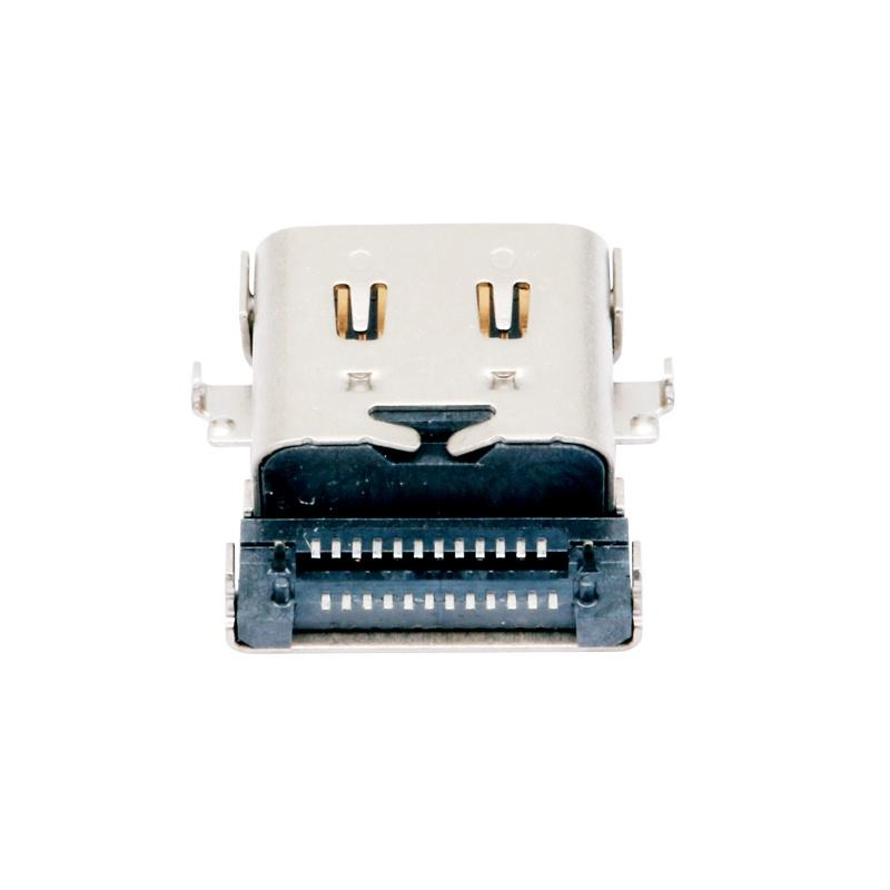 Conector Fêmea Tipo-C USB 3.2 40 Gbps Impermeável U4 24 Pinos SMT DIP PCB Banhado a Ouro Corrente de 5A Personalizado
