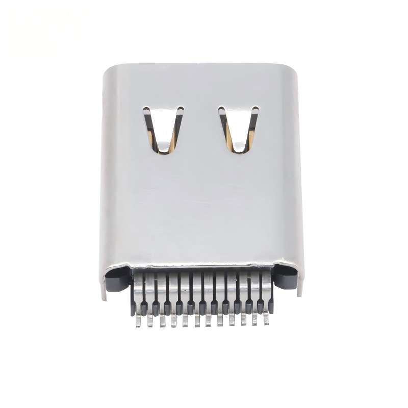 Conector USB 3.2 Tipo-C personalizado 40 Gbps Soquete U4 à prova d'água 24 pin SMT DIP PCB Female Male Connector Factory