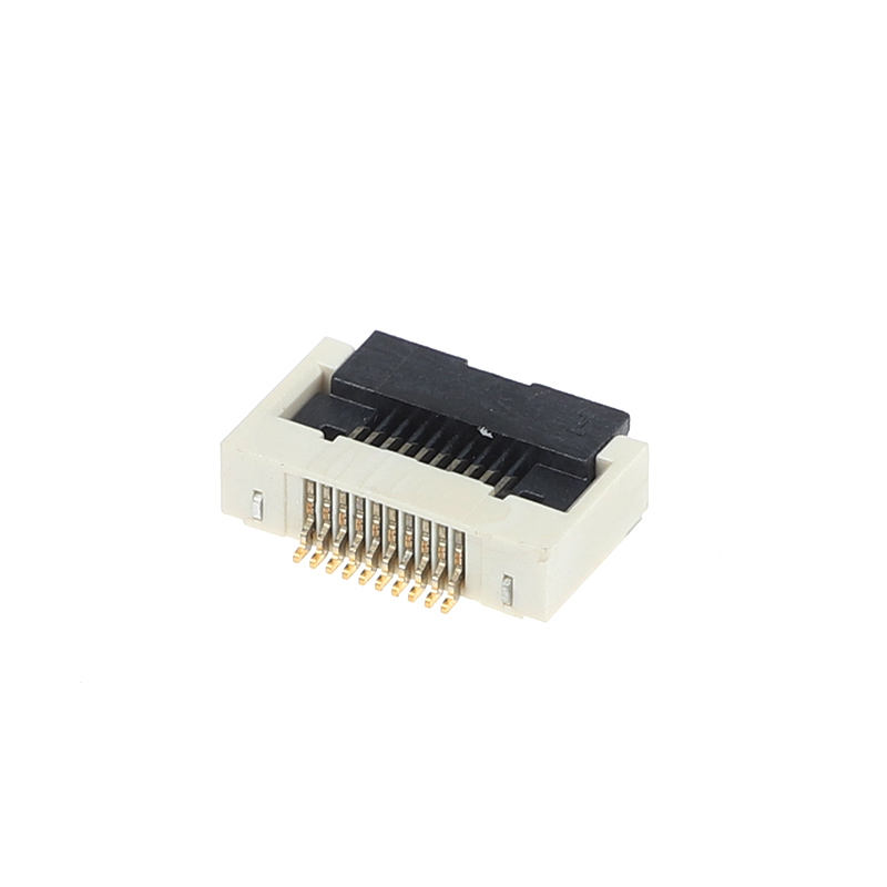 0.5mm Pitch Butterfly Lock FFC/FPCH Conector Conexão horizontal inferior com 2,55H de altura Flip Cover para Flat Flex Electronics