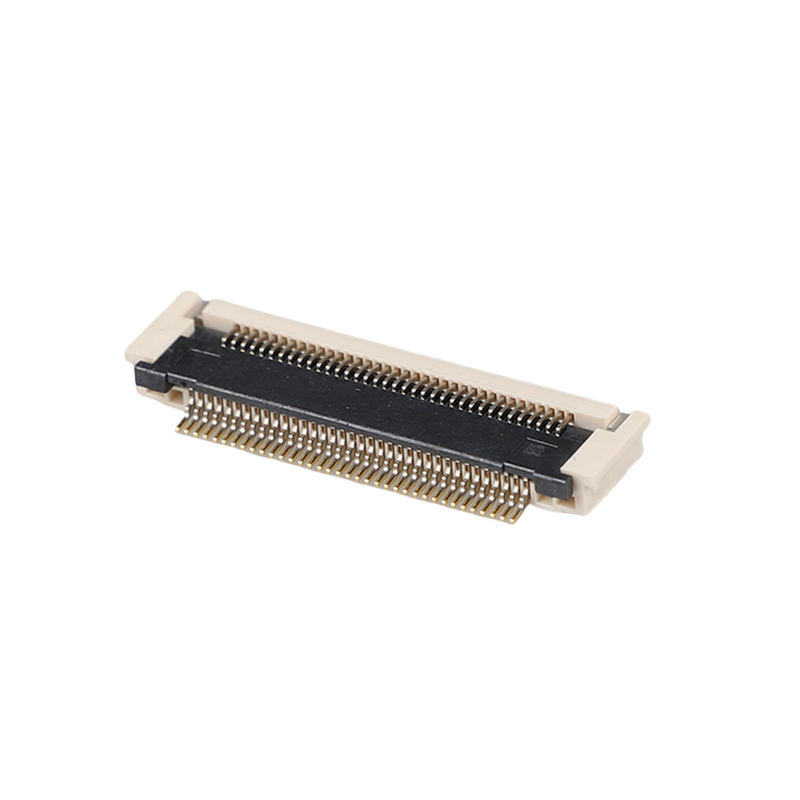 Conector FPCFFC banhado a ouro de 0,5 mm passo 2,7H pós-pressão horizontal SMD 10-68Pin 50V 0,5A