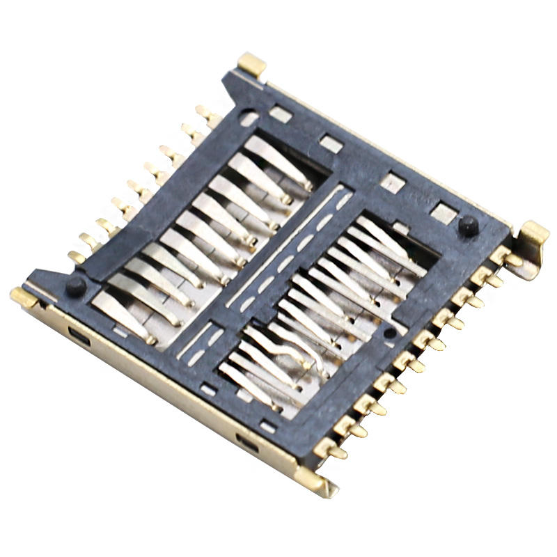 19 Pinos 3 em 1 Micro SD UHS II UFS Conector de Cartão SMT Altura 1,6 mm Aço Inoxidável USB para Melhor Legibilidade Mecanismo de Busca