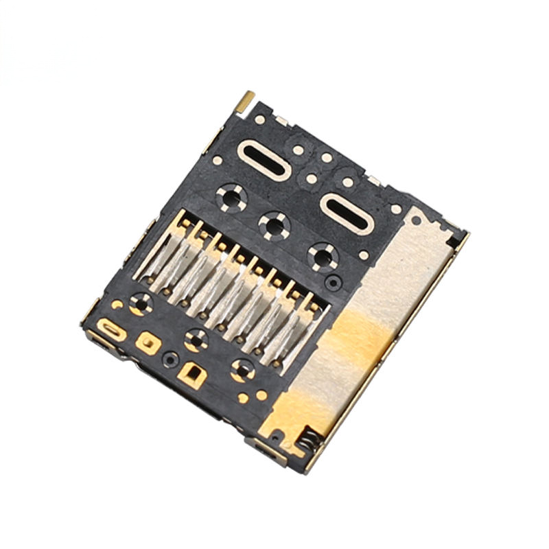 Substituição do JAE ST11S008V4HR2000 Push-Push Type Micro SD Card Connector TF Card Slot para telefone Câmera para PCB