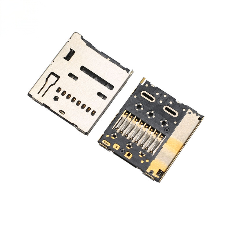 Substituição do JAE ST11S008V4HR2000 Push-Push Type Micro SD Card Connector TF Card Slot para telefone Câmera para PCB