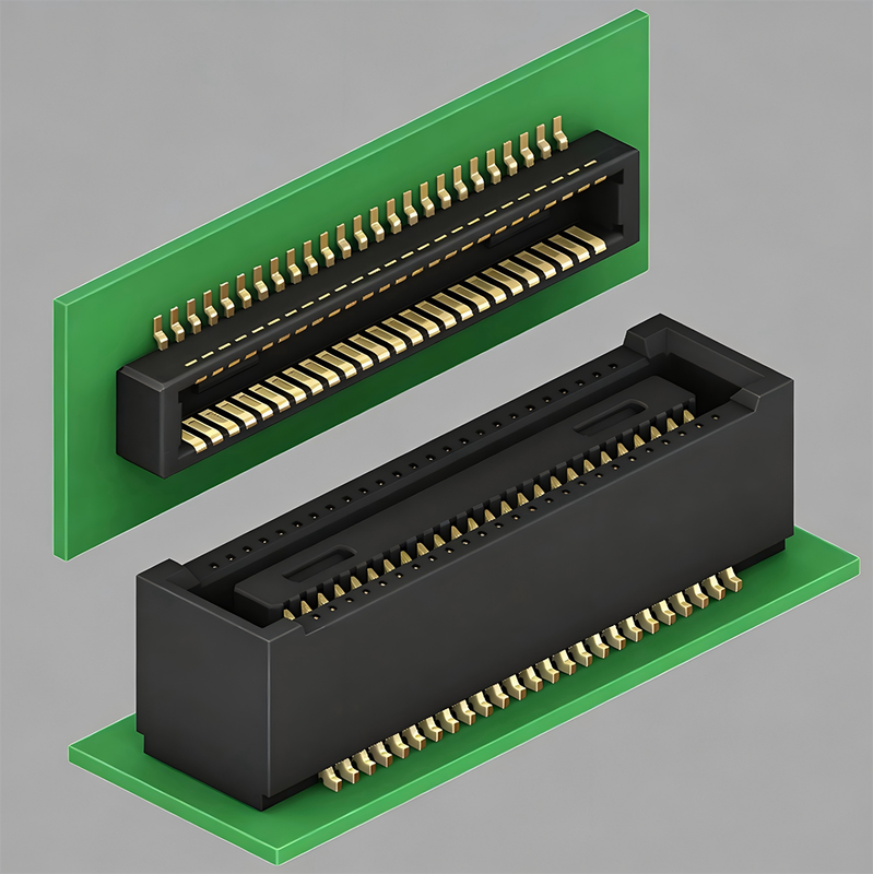 0.4mm Pitch Board to Board & Mezzanine Connectors Right-angle Connector Alternative HRS DF40C-80DP-0.4V(51)