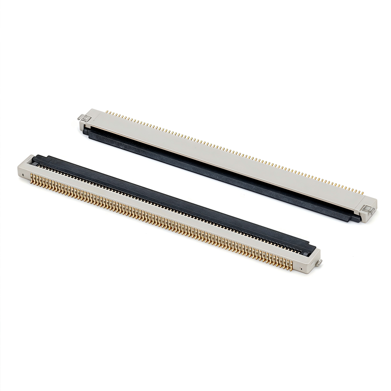 0.5mm Pitch Flip Cover H1.8 80 Pos ZIF FFC FPC Connectors 50V 500V -20~+85℃ 505110 505110-8091