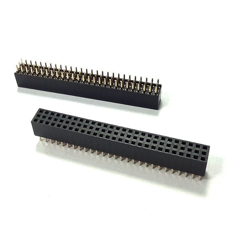Três placa fêmea do passo da fileira 2-50 Alfinete Cabeçalho Conector 2.0mm para embarcar o conector do PWB