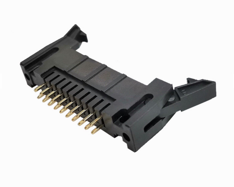 O conector longo do encabeçamento da saia do ejetor da orelha do OEM UL94V-0 MERGULHA o tipo reto