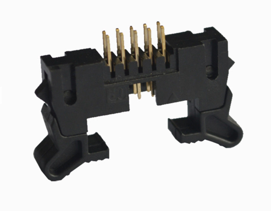 tipo encoberto ejetor Alfinete 16p do MERGULHO do conector do encabeçamento do passo de 2.0mm de 2x8