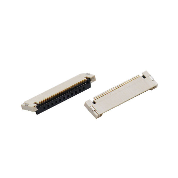 Altura inferior dupla do conector 1.2mm da precisão FFC FPC do contato com virar Lock