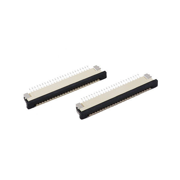 Alfinete flexível do contato 12/16/20 da parte superior do conector de cabo liso H2.5mm de FFC FPC