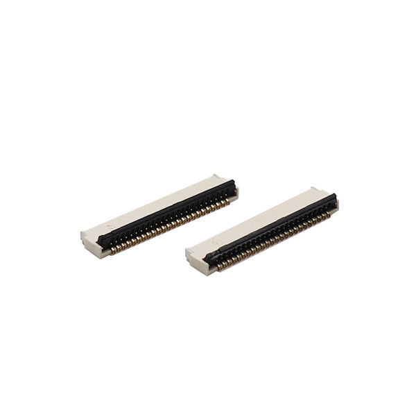 Para cima e para baixo o tipo horizontal Alfinete do conector do passo FFC FPC do contato 0.5mm de 4-60